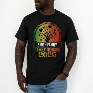Family Reunion Shirts_Family Matching Vacation Shirts_Our Roots Run Deep with Heart Family Shirt_Custom Family Reunion Shirts_Family Shirts