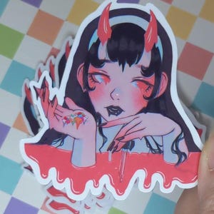 Cute stickers - OC Nun, ghost, originale character, demon Monster girl, anime, anime videogame
