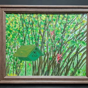 The Fairies of Knockingstone Forest 2 original impressionist fantasy painting by artist Ryan S Klopfenstein Faeries Faery