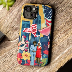 NYC Tough-telefoonhoesje: retro City Lover-ontwerp