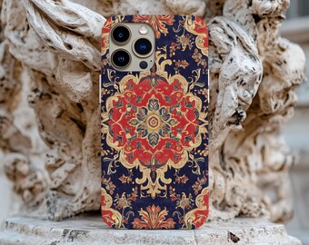 Persian Carpet Design Phone Case: Slim, Durable, Boho Chic