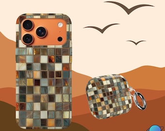 Mosaic Tile AirPod Case : Unique AirPods Accessories
