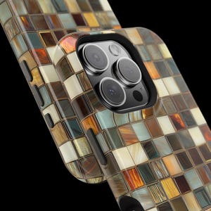 Boho Mosaic Tile iPhone Magsafe Case: Elegant Colorful Glass-Tile Design ,Tough Protective Cover for iPhone 17 /16 /15 /14 /13 /Pro /Pro Max image 7