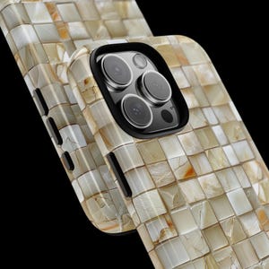Boho Mosaic Tile iPhone Magsafe Case: Elegant Colorful Glass-Tile Design ,Tough Protective Cover for iPhone 17 /16 /15 /14 /13 /Pro /Pro Max image 14