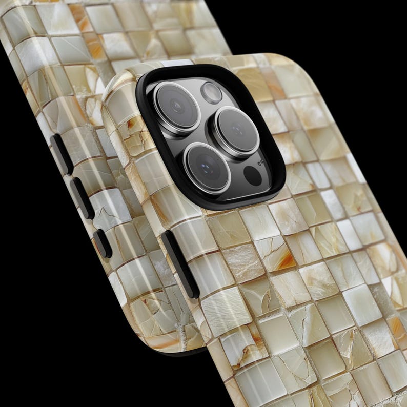Boho Mosaic Tile iPhone Magsafe Case: Elegant Colorful Glass-Tile Design ,Tough Protective Cover for iPhone 17 /16 /15 /14 /13 /Pro /Pro Max image 14