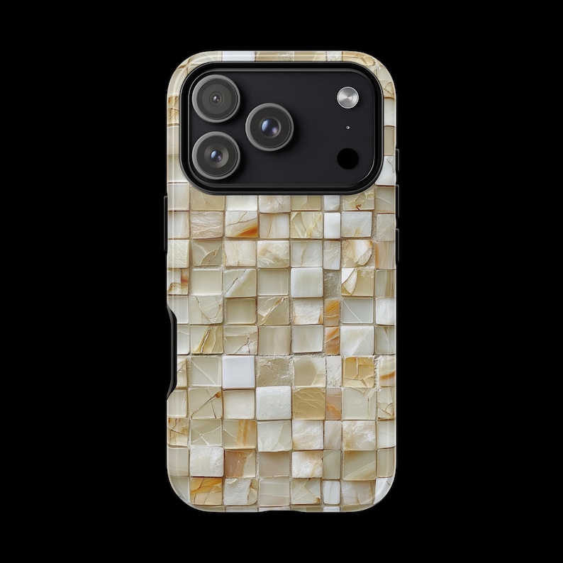 Boho Mosaic Tile iPhone Magsafe Case: Elegant Colorful Glass-Tile Design ,Tough Protective Cover for iPhone 17 /16 /15 /14 /13 /Pro /Pro Max image 13