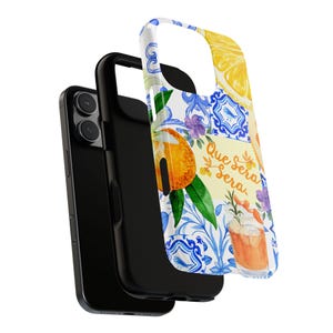 Italian Summer Phone Case: Amalfi Coast Design, Impact Resistant image 7