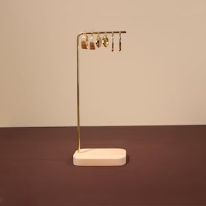 ALVA brass jewelry stand, earring holder, earring hanger, earring display