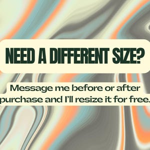 Need a different size poster? Custom wall art resize available for free with personalized digital download from Nelly's Digital Studio.
