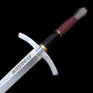 Handmade Medieval Knight Longsword | Collectible Replica Sword, Gift for Him/Her | Wedding, Birthday, Anniversary Gift | Free Shipping