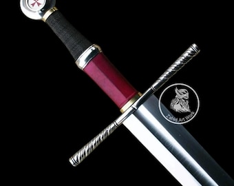 Handmade Medieval Crusader Sword | Knights Templar Replica