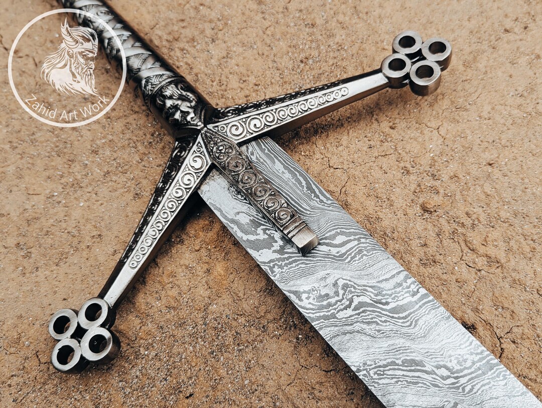 Handmade Scottish Claymore Sword, Highland Black Medieval Sword - Etsy