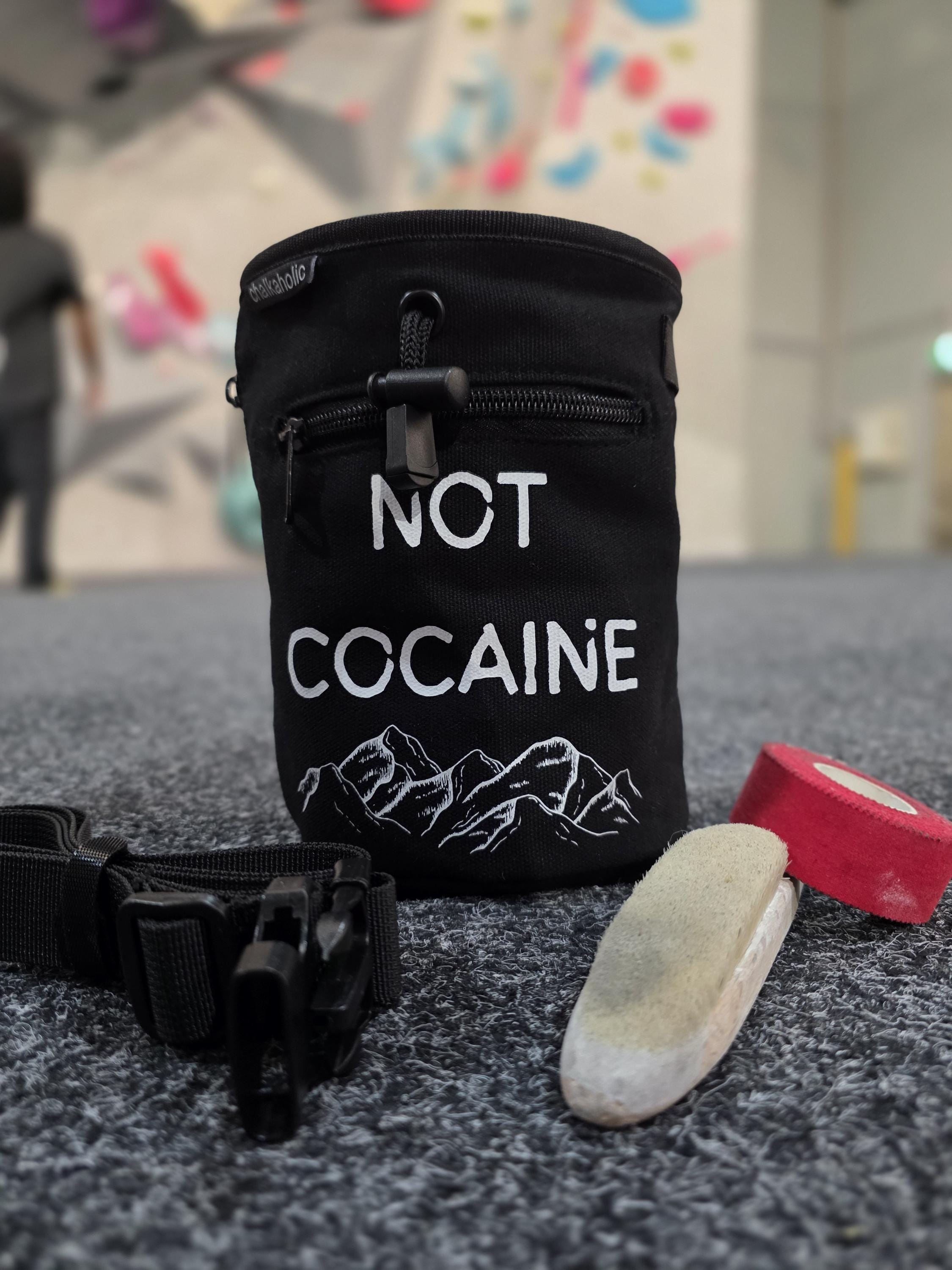 Chalk bag "Not Cocaine"