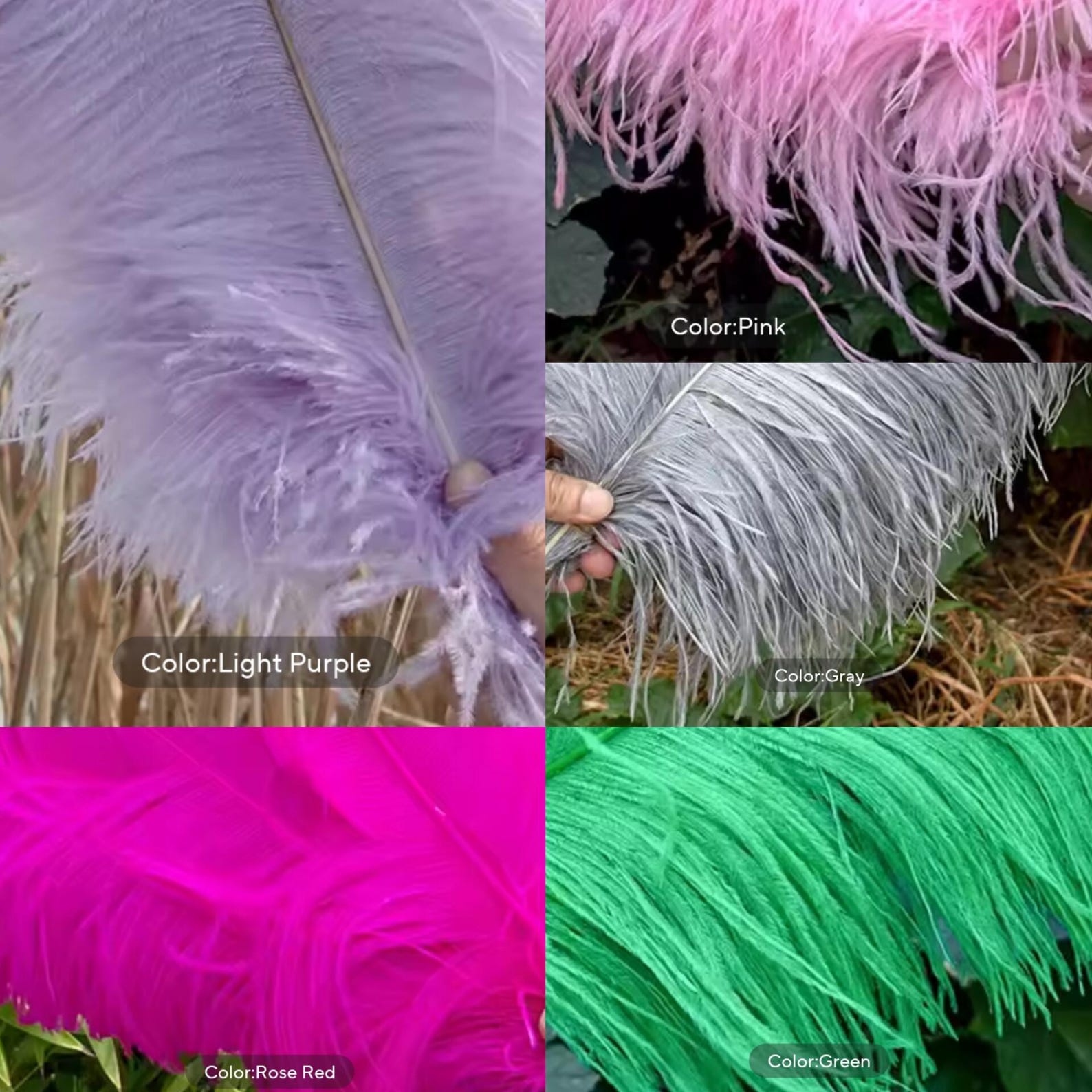 Showgirl Red Ostrich Feather Headdress Headpiece With Rhinestone ...