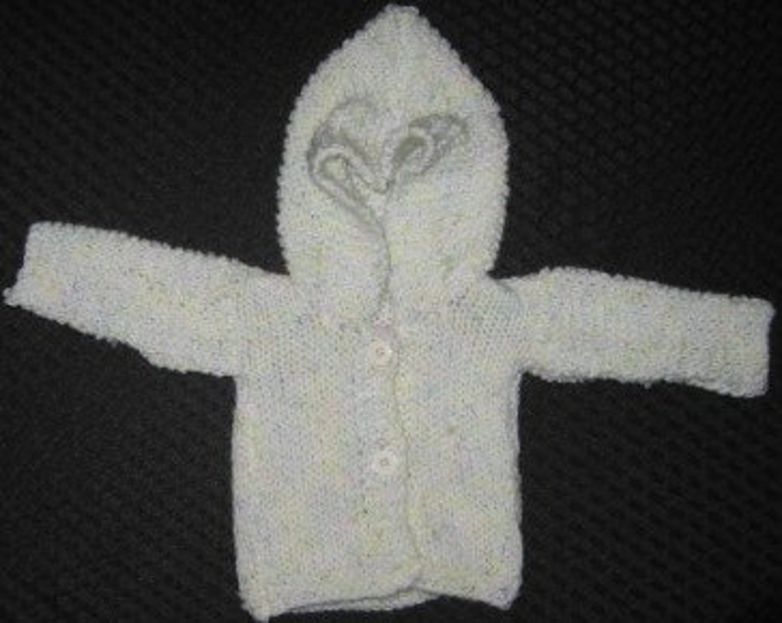 Baby Hand Knit Sweater with Hood Soft MultiColor Two Etsy