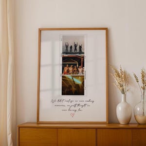 Personalised Photo Booth Strip Print – Custom Photo Strip Keepsake, Anniversary Gift, Wedding Gift, Friends or Family Photo Print