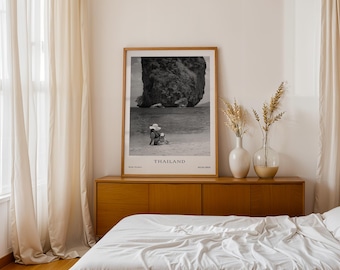 Personalised Holiday Photo Print with Customisable Text – Family Vacation Gift, Travel Wall Art, Custom  Photograph Print