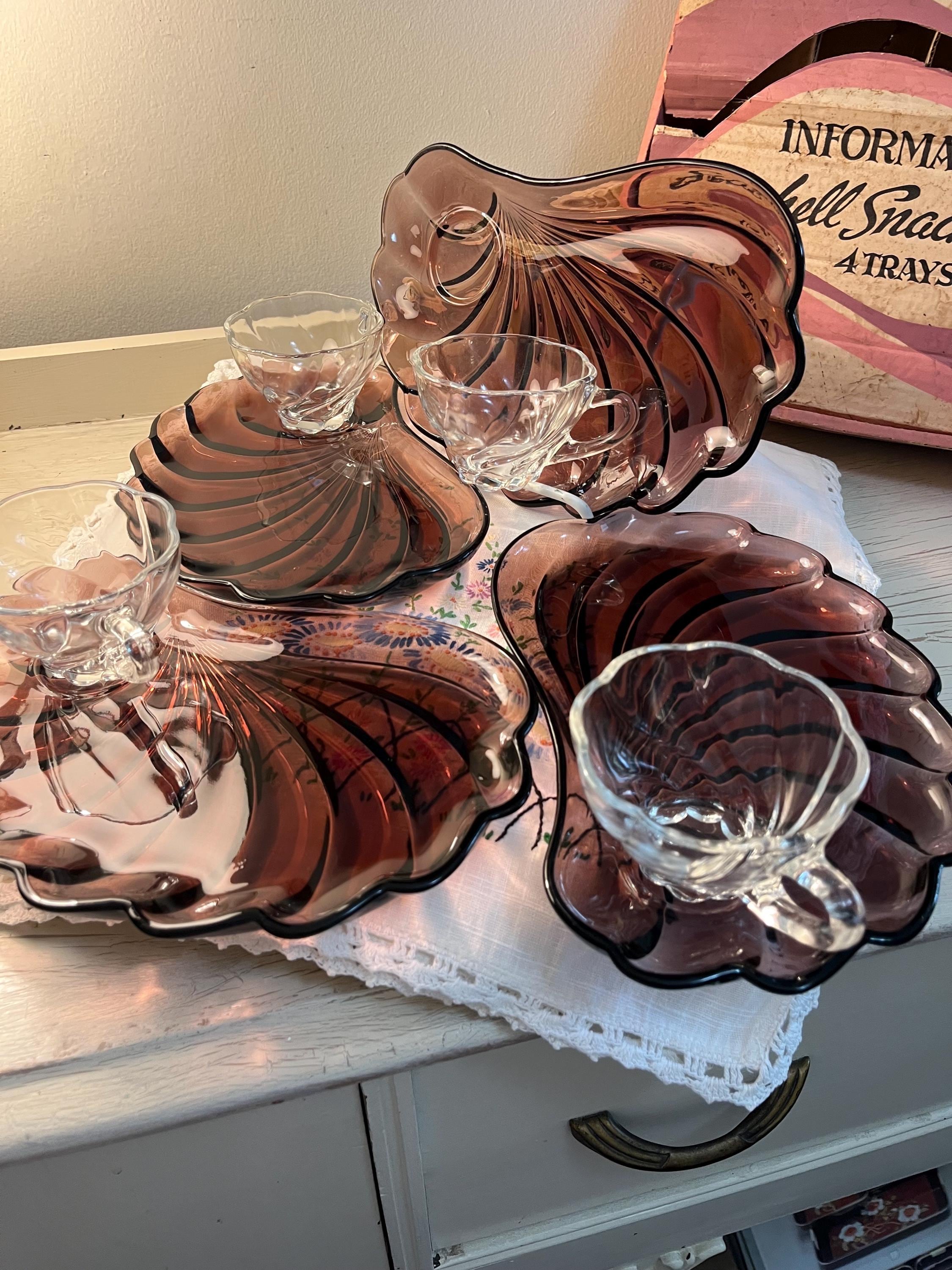 Hazel Atlas Snack Sets - Etsy