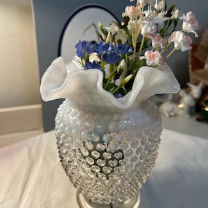 Fenton Glass Vase - Etsy