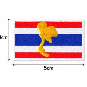 Thailand Aufnäher: Souvenir, gestickt, zum aufbügeln