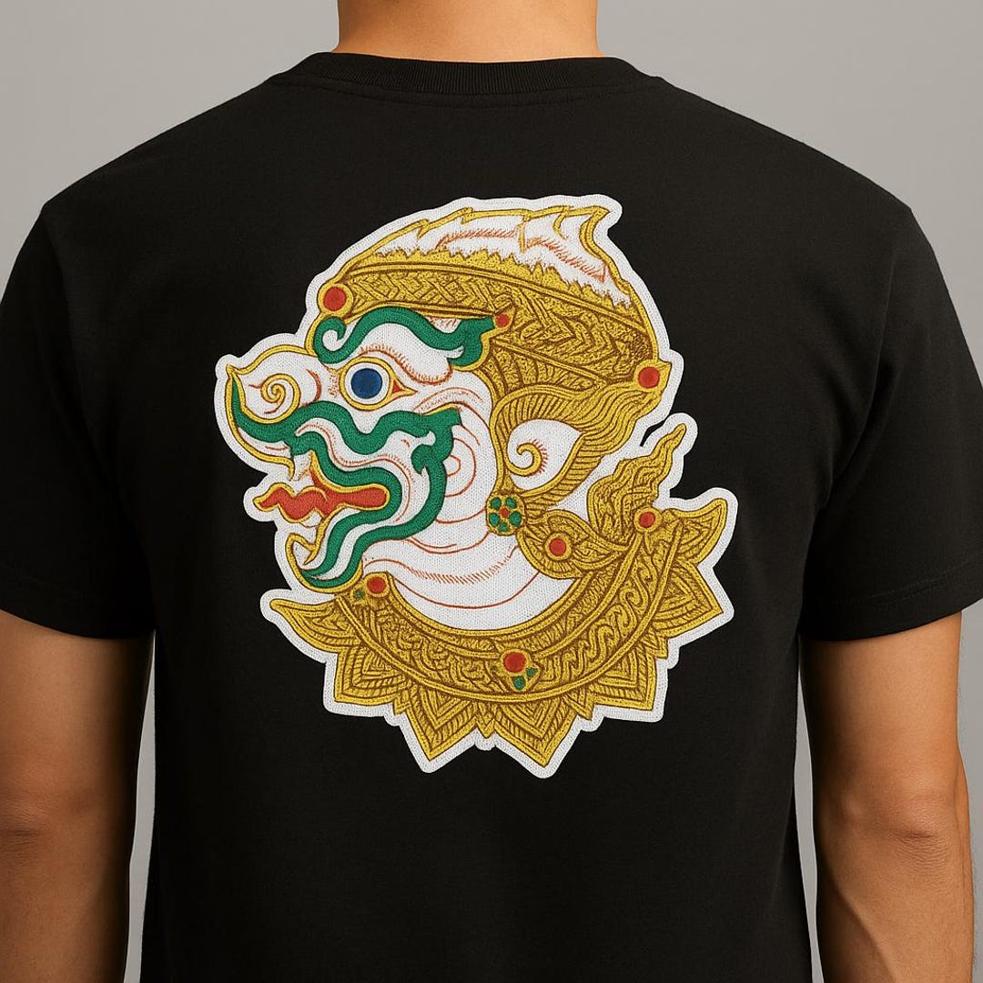 Thai Hanuman Embroidered Patch – Traditional Mythical Patch – Iron-on ...