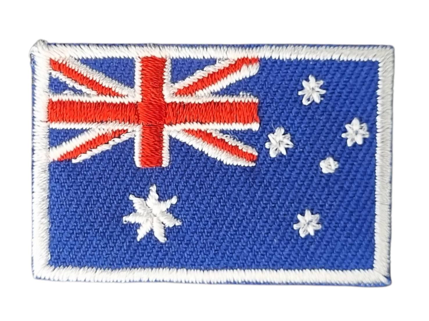 thumbnail image 2 of AUSTRALIA FLAG EMBROIDERED PATCH - IRON-ON - NEW 2.5 X 3.5" FREE SHIPPING 2 of 9