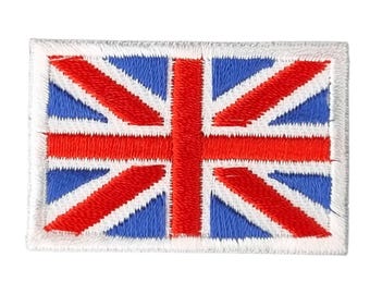 Union Jack Patch : Gestickte Britische Flagge Applikation