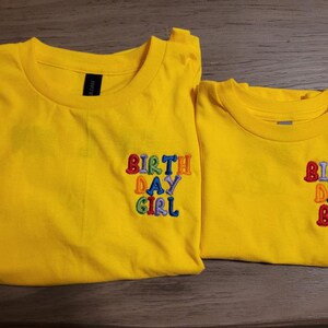 Custom birthday shirts