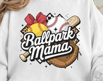 Mamá del estadio PNG, Mamá del béisbol PNG, Mamá del estadio retro PNG, Vibraciones del día del juego PNG, Diseño deportivo con lazo coqueto