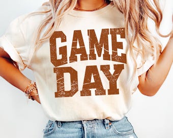 Comfort Colors® Football Season Shirt, Football Mama T Shirt, Football Game Day T-Shirt, Football Fall Season Tee