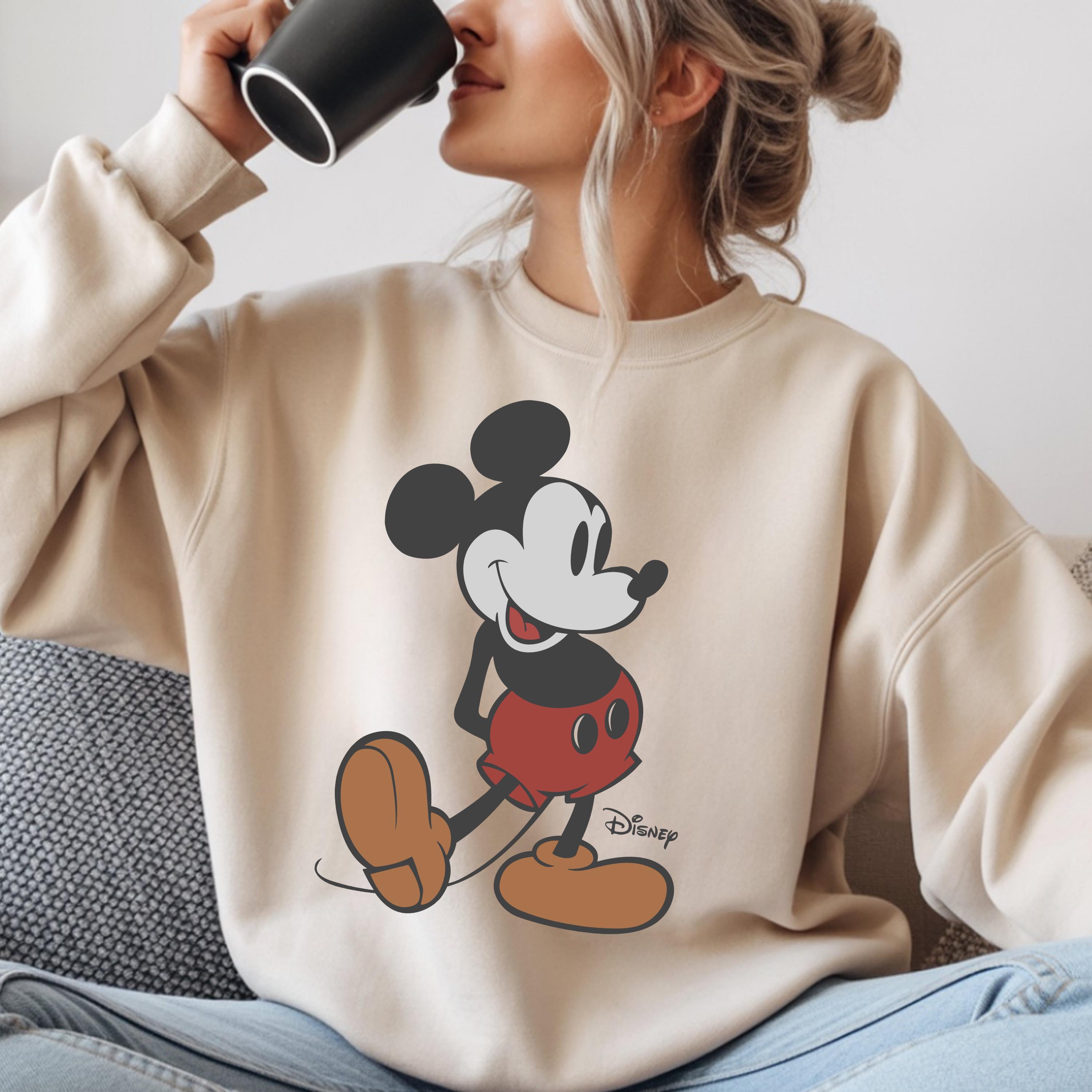 Haut Débardeur Femme Gris à Motif Mickey Mouse - Taille M - Marque TK Maxx - Neuf Sans étiquettes