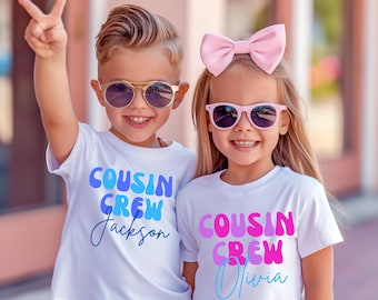 Cousin Crew benutzerdefinierte Shirt, Cousin Crew Shirts, Cousin Wiedersehen Shirt, Familientreffen Shirts Cousin Geschenk Cousin Crew Shirts