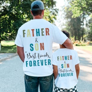 Father Son Shirts, Father Son Matching Tee, Father&#39;s Day Gift, Father Son Matching T-shirts, Gift for Husband, Daddy and Son Shirt
