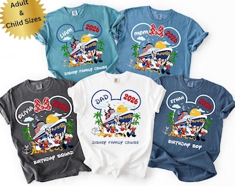 Disney Cruise Shirts, Disney Cruise Group Shirt, Disney Cruise 2026 Shirt, Disney Shirt, Family Matching Cruise Shirt, Cruise Custom Shirt