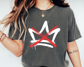 Comfort Colors® NO KINGS Shirt | Anti Authoritarian Protest Shirt | No Kings In America Shirt | Political Tee | Democracy Tee | Democracy