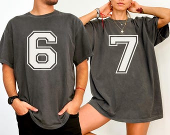 6 7 Halloween Funny Shirt gift Teacher T-shirt, six seven Tiktok trend, Meme shirt, group shirt, couples costume, teen, tween