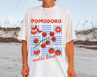 Tomato Shirt, Tomato Girl Summer, Garden Shirt, Farmers Market Tshirt, Gift for Gardener, Gardening T Shirt, Cottagecore, Vintage Aesthetic