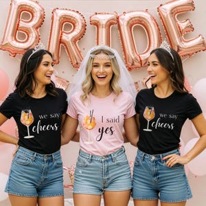Bachelorette Party Shirts, Team Bride Shirts, Bride Shirt,  Bridesmaid Shirts, Bridesmaid Proposal Gift, Bachelorette Shirts, Squad Shirt