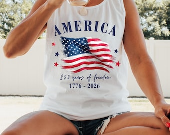 USA 250th Anniversary Tank Top, 4th July Family Tank Top, USA 250th Anniversary Independence Day Tank Top, 4th July 250th Year Shirts