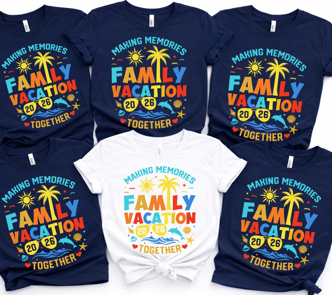 Personalized Family Vacation 2026 Shirt, Matching Memories Shirt ...