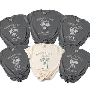 Custom Family Vacation 2025 Shirts, Making Memories Together Family Matching Tshirt, Personalized Family Beach Trip Shirt, Summer Family Tee