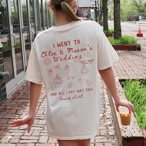 Custom Wedding Shirt, Custom Wedding Toss Social Club,, Wedding Weekend Tee ,Newly Wed Gift, Bachelorette Shirt, Bridal Party Shirt
