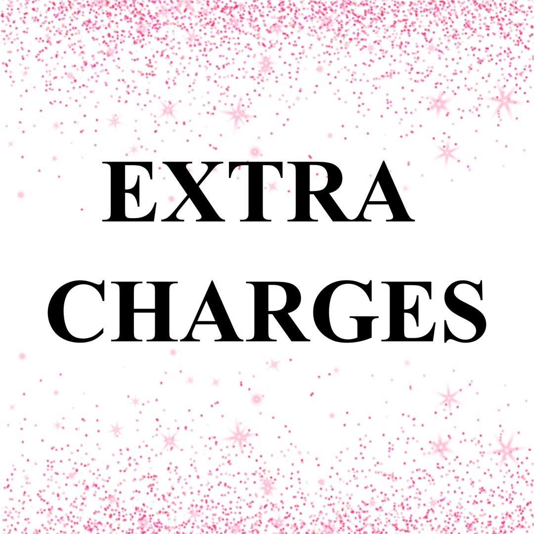Extra Charges - Etsy