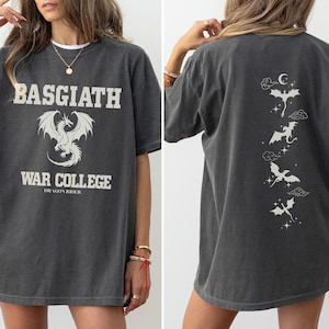 Basgiath War College Shirt, Fourth Wing Shirt, Dragon Rider Shirt, Violet Sorrengail, Gifts For Readers, Bookish The Empyrean Series