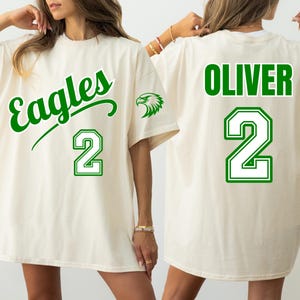 Custom School Mascot Shirts, Personalized Mascot Tee, Custom Mascot Shirt, School Spirit Shirt, Sports Team Tee, Matching Team Tee, Football