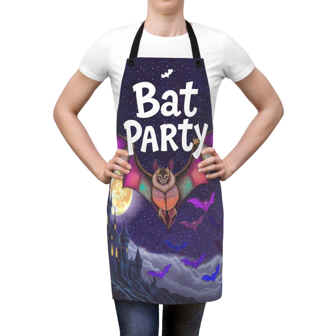 Castle Apron Bat Party Halloween Apron: Gothic Castle Cooking Gift - Etsy