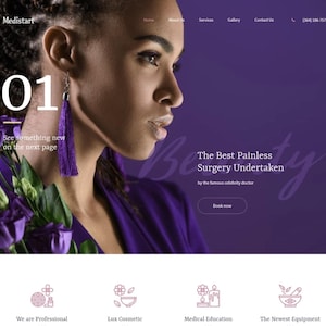 Wordpress theme for spa