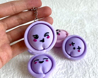 Cute Pelmeni - Cklicker | Kawaii Dumpling | Keychain | STL File for 3D Printing