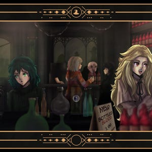 "Echoes of Velmora ""Magische Postkarten-Kollektion""." Laden für dunkle Künste