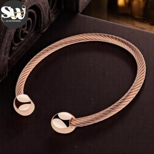 Magnetic Copper Bracelet - Healing Bracelet - Gold Copper Bracelet - Arthritis Bracelet - Gift For Her